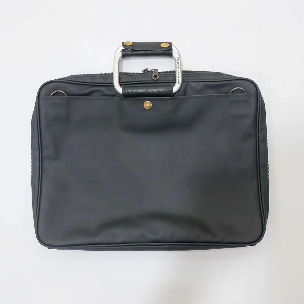 Y’s ACCS + POUR HOMME Black Briefcase Bag 🇯🇵